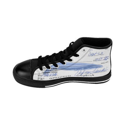Lebowski's Postdated Check Shoes | High Top Canvas Sneakers