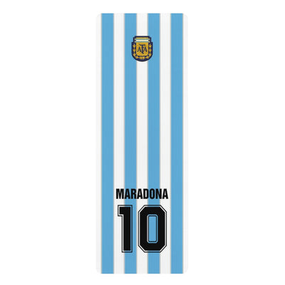 Maradona Tribute - Argentina Soccer jersey N. 10 | Rubber Yoga Mat