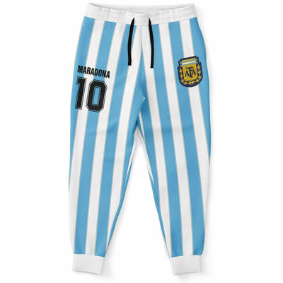 Maradona Tribute - Retro Argentina soccer Jersey N. 10 | Fashion Joggers