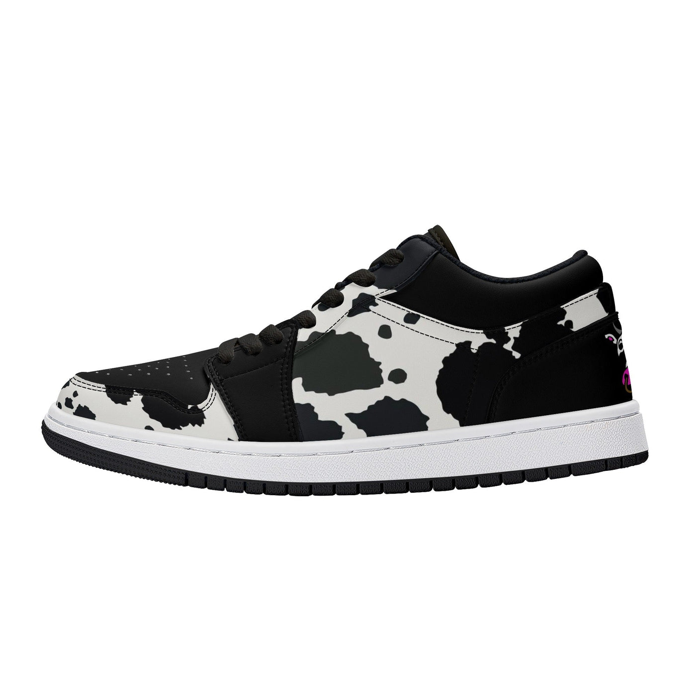 Moo-licious Cow print Low Tops Skateboard Sneakers