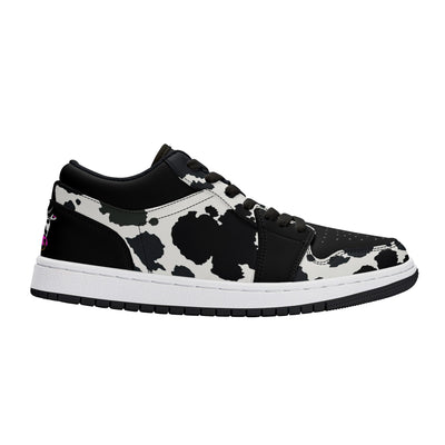 Moo-licious Cow print Low Tops Skateboard Sneakers