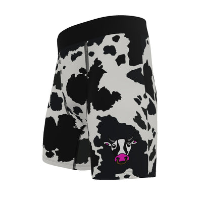 Moo-licious Cowhide Men's Trunks Underwear - Perfect for the Modern Cowboy!