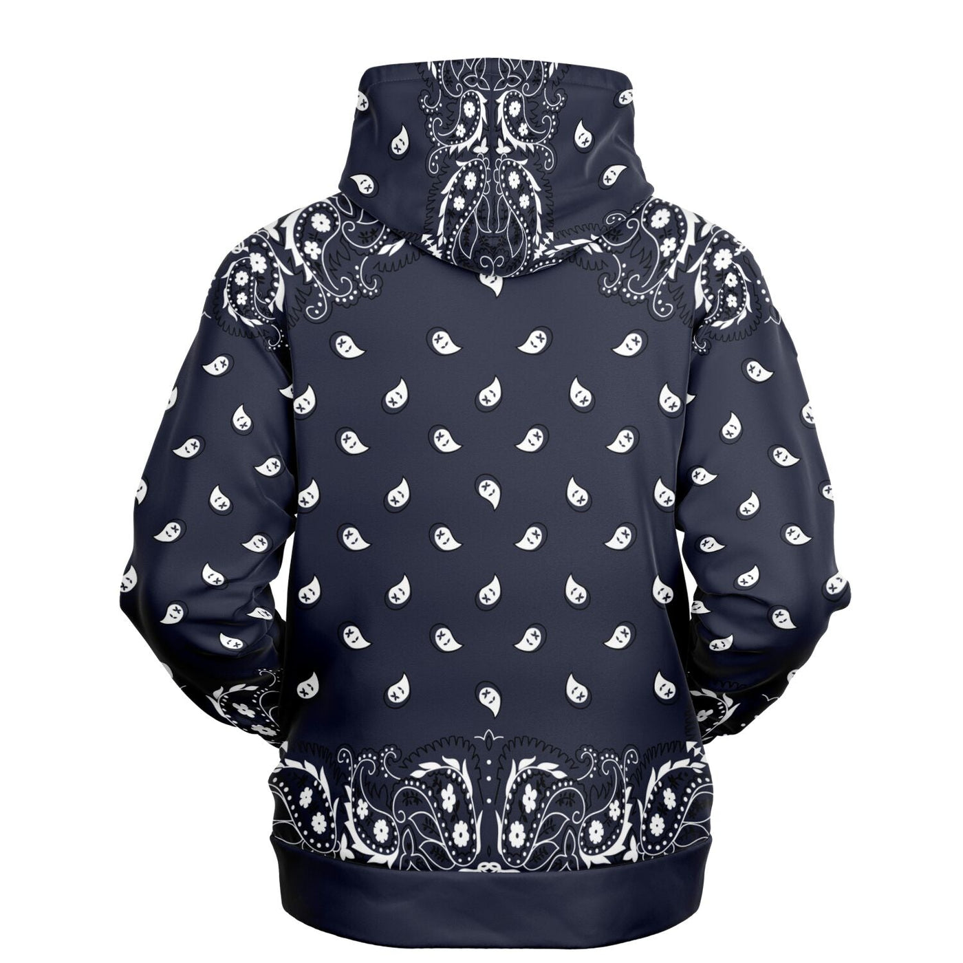 Navy Blue Bandana Pattern | Unisex hoodie