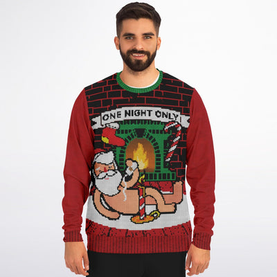 One Night Only - Naughty Santa | Ugly Xmas Sweatshirt