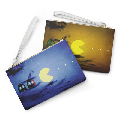 Pac-scape day/night - Pacman Shoes | Retro Gamer Clutch Bag