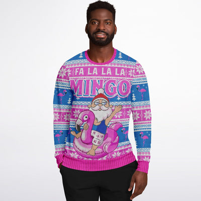 Pink Flamingo Christmas | Ugly Xmas Sweatshirt