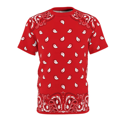 Red Bandana Pattern | Fashion T-shirt