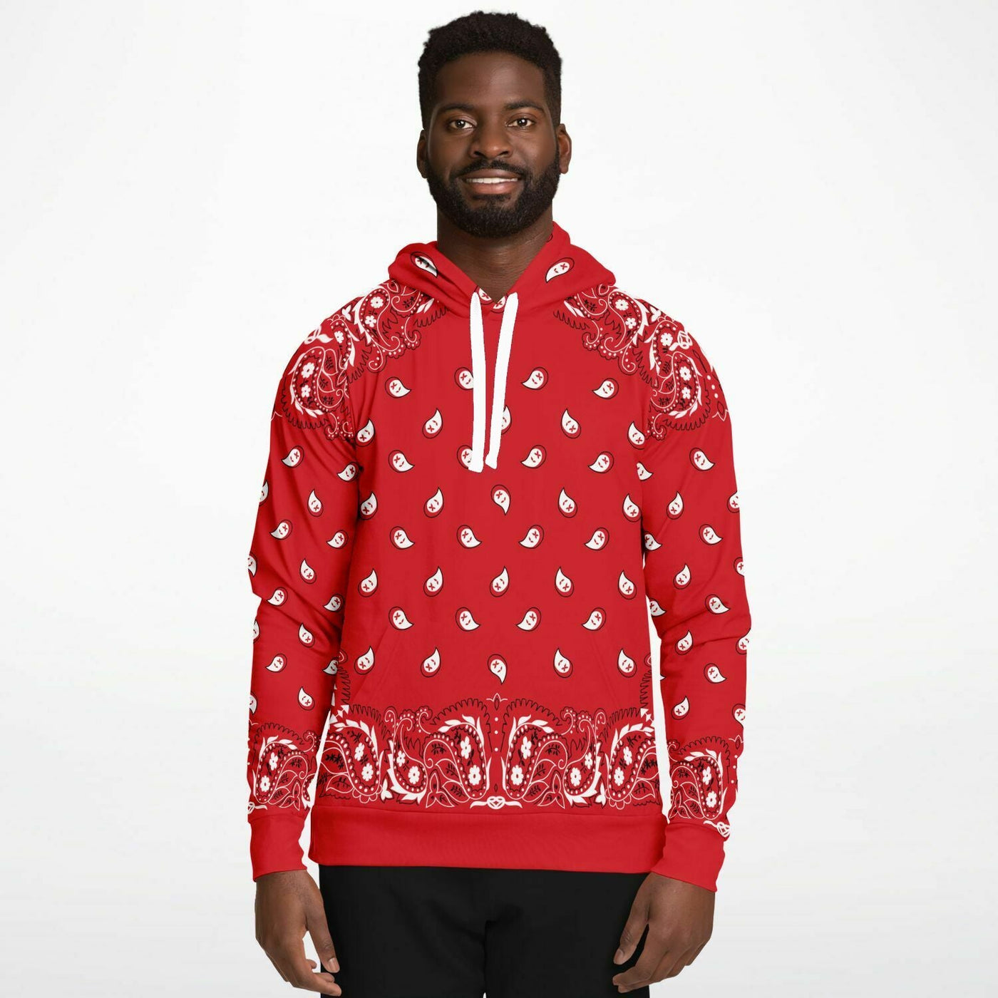 Red Bandana Pattern | Unisex hoodie