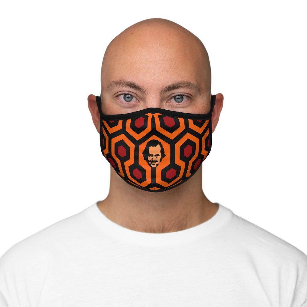 Redrum 237 Smiley Face -The Shining | Horror FreakFitted Polyester Face Mask