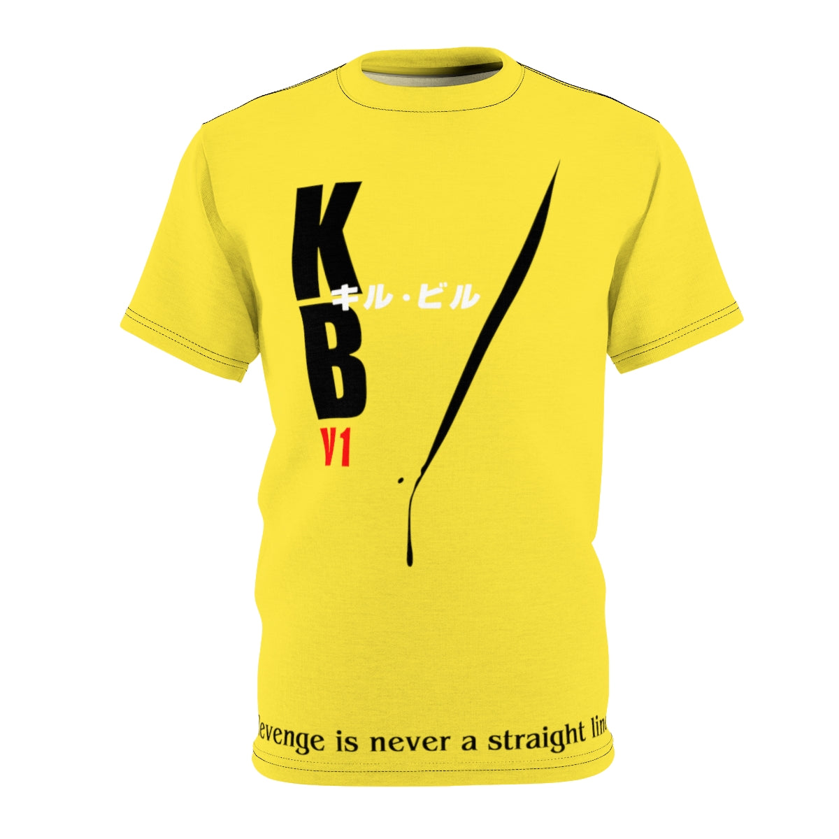 Revenge Is Never A Straight Line - Kill Bill | Fashion T-shirt
