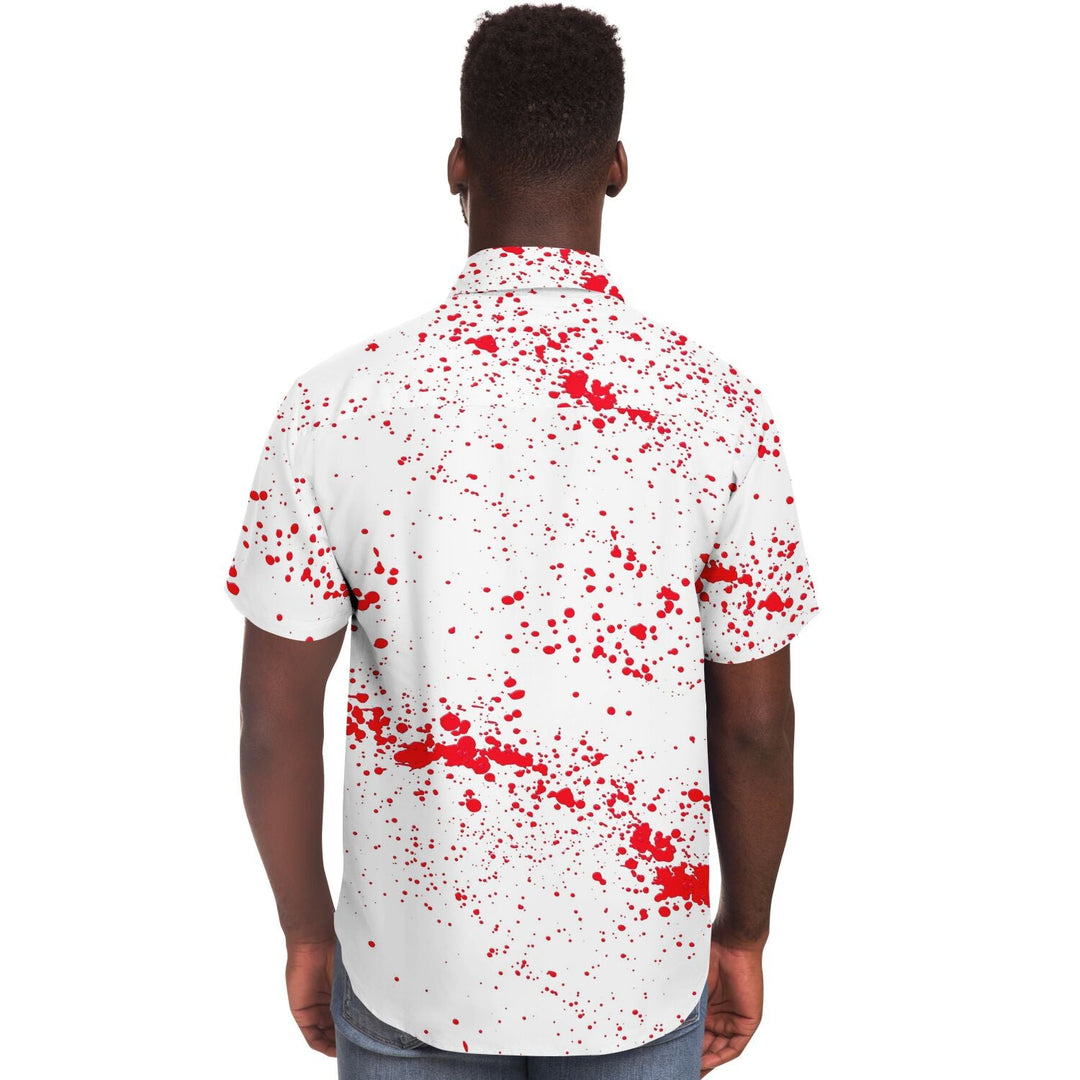 Switchblade Knife Blood Splatter | TE Iconic Short Sleeves Shirt