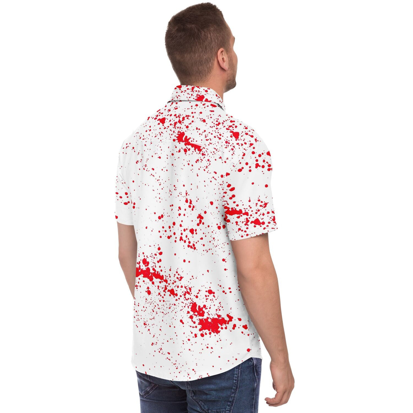 Switchblade Knife Blood Splatter | TE Iconic Short Sleeves Shirt