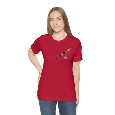 Switchblade Knife TimeElements | Minimal Fashion Unisex T-shirt