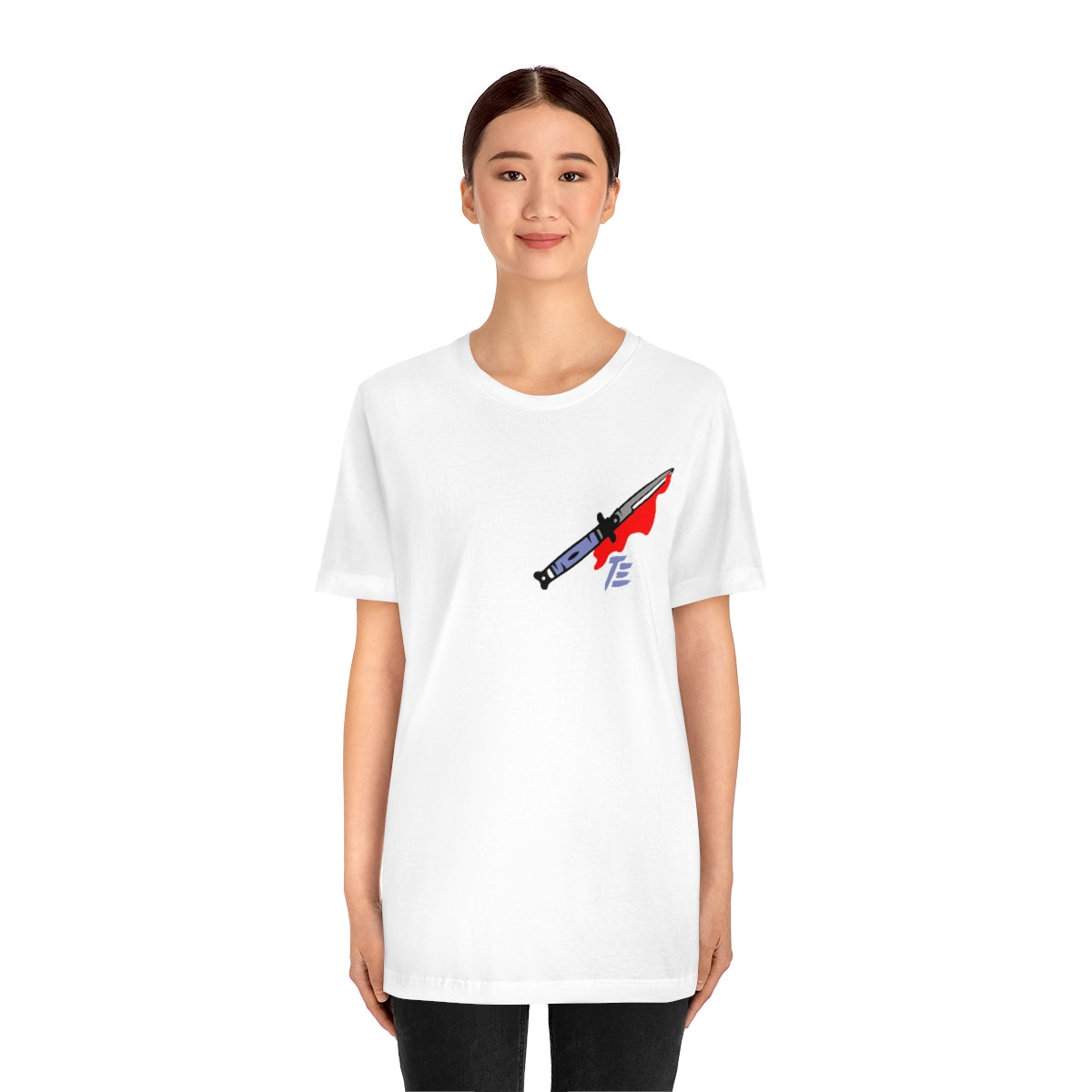 Switchblade Knife TimeElements | Minimal Fashion Unisex T-shirt