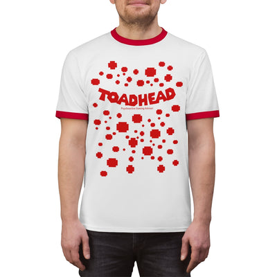 TOADHEAD Psychoactive Gaming Advisor | Psychonaut Gamer Ringer T-shirt