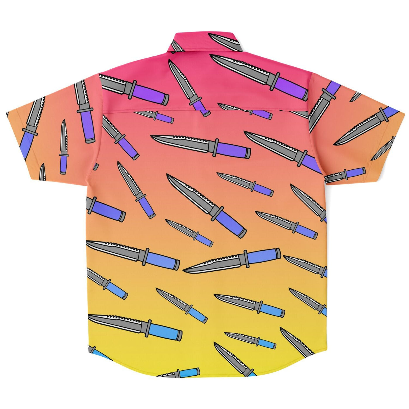 Tactical Knife Pop Pattern | Cocktail Party Short sleeves Shirt