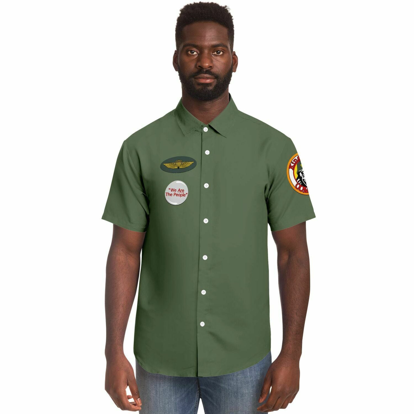 Taxi Driver - Travis Bickle | Military Punk Short Sleeves Shirt