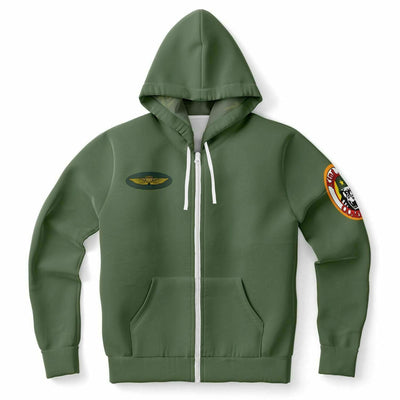 Taxi Driver - Travis Bickle | Military Punk Zip-up Hoodie