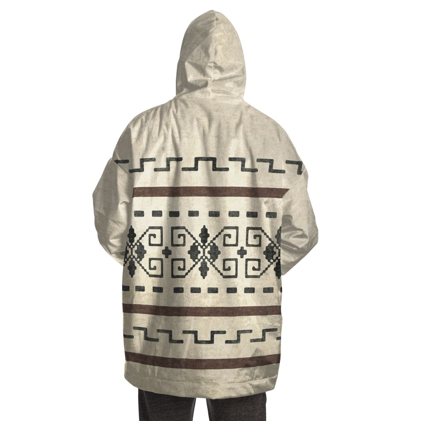 The Dude Snug Hoodie w/ Iconic Lebowski Sweater Pattern
