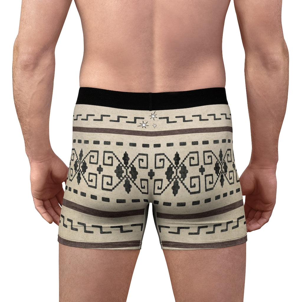 The Dude's Boxers Underwear with the Iconic Lebowski Sweater Pattern