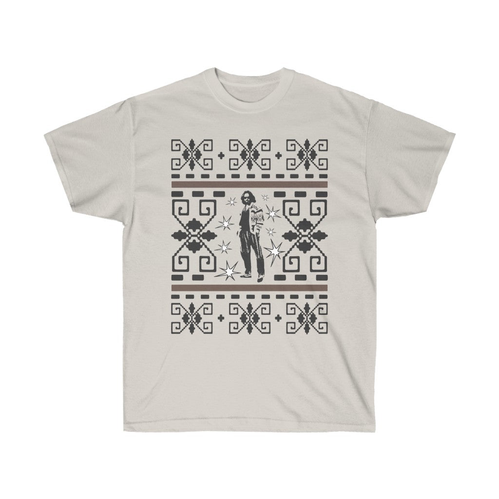 The Dude's Cult T-shirt W/ Iconic Lebowski Silhouette