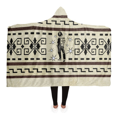 The Dude's Hooded Blanket W/ Lebowski Icon