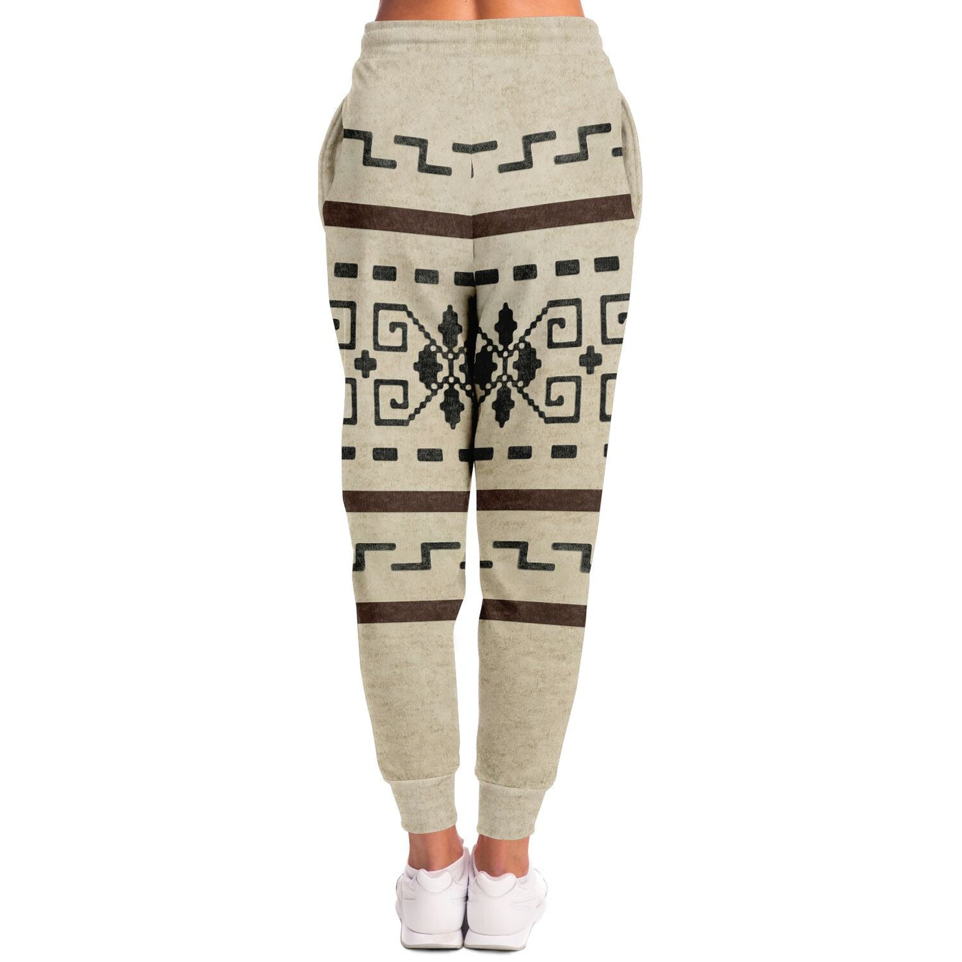 The Dude's Joggers Pants w/ Iconic Lebowski Sweater Pattern