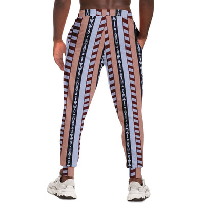 The Dude's Joggers with Iconic Lebowski Pajamas Pattern