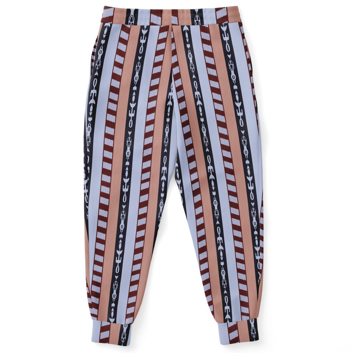 The Dude's Joggers with Iconic Lebowski Pajamas Pattern