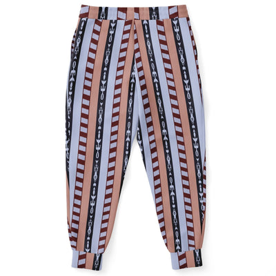 The Dude's Joggers with Iconic Lebowski Pajamas Pattern