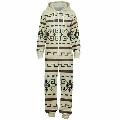 The Dude's Jumpsuit with Iconic Lebowski Sweater Pattern