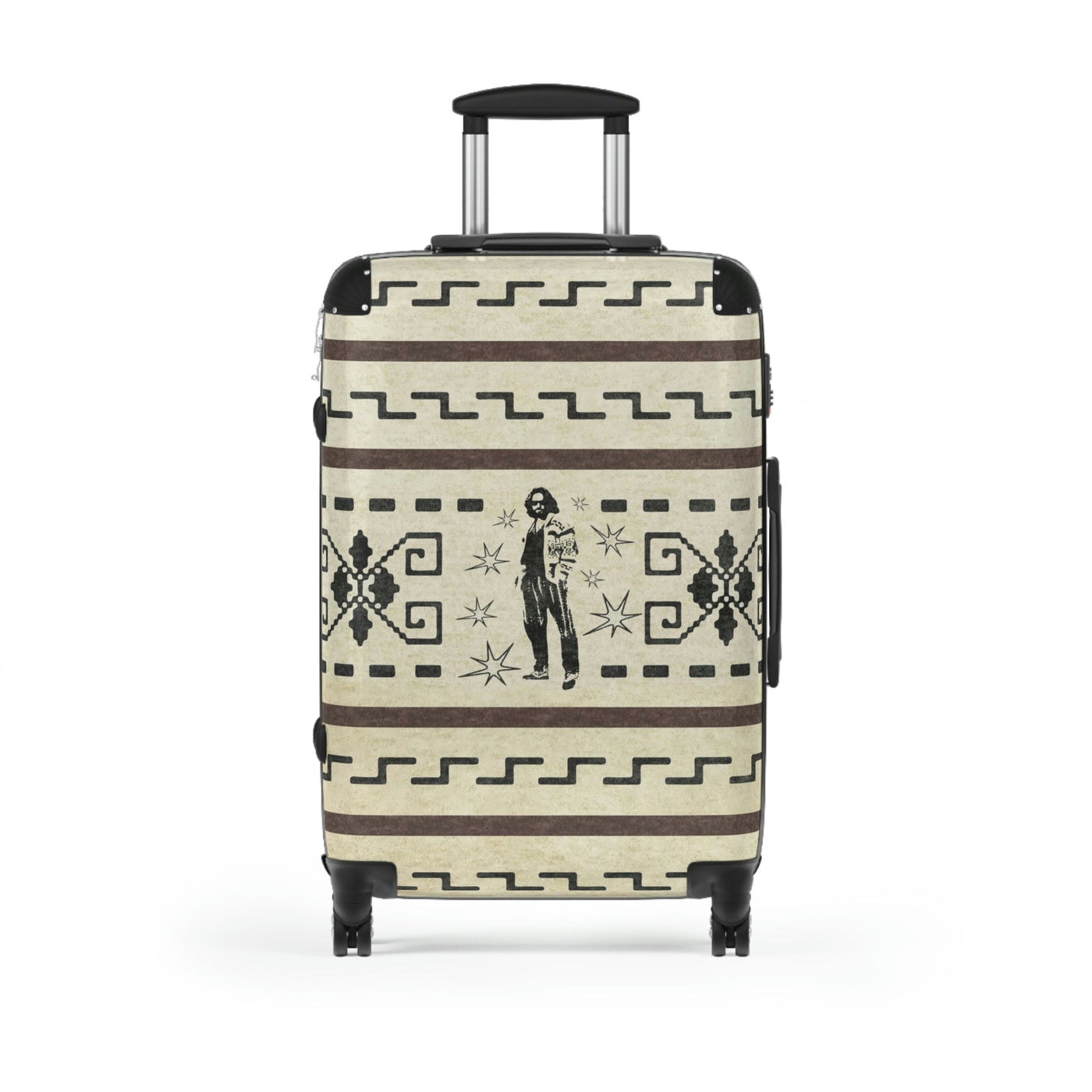 The Dude's Travel Suitcase W/ Iconic Lebowski Silhouette