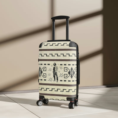 The Dude's Travel Suitcase W/ Iconic Lebowski Silhouette
