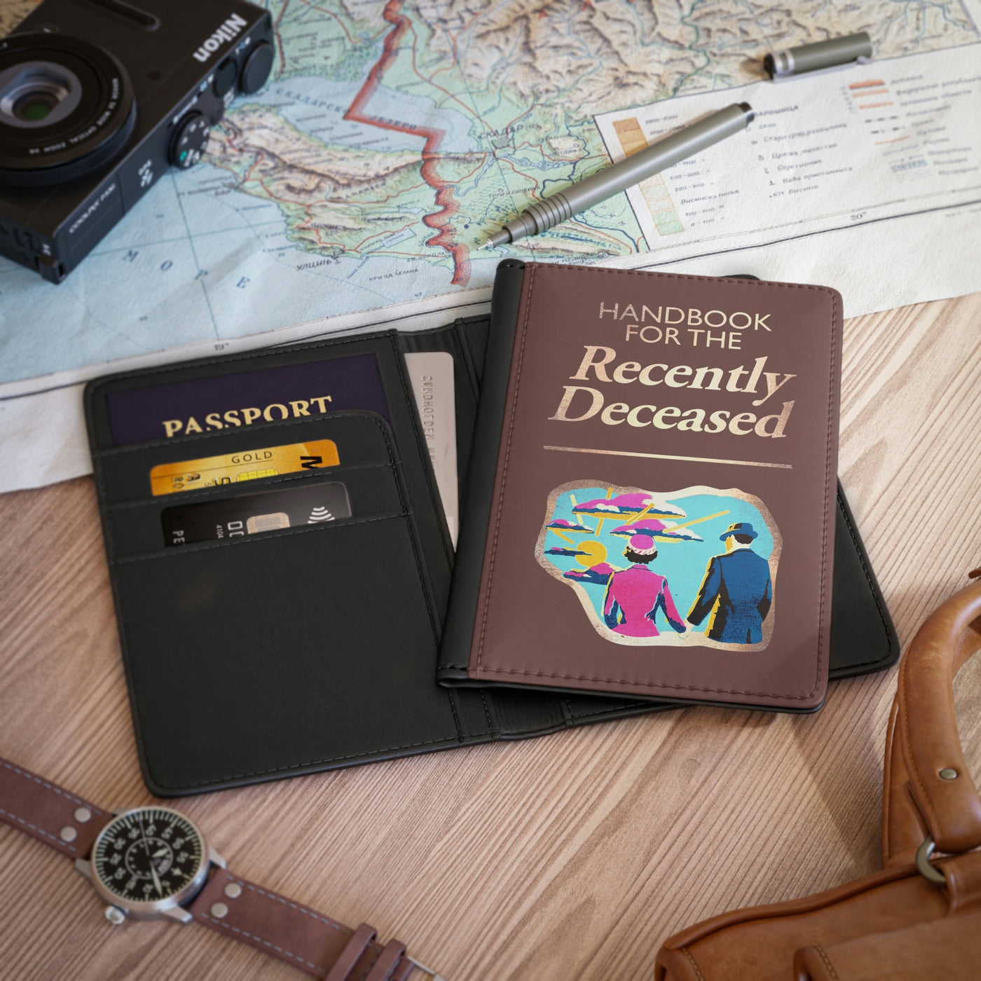 The Handbook for the recently deceased - Beetlejuice, Passport Cover | TimeElements.shop