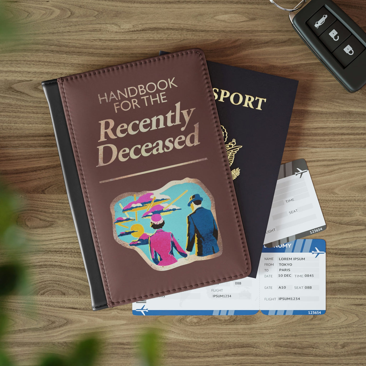 The Handbook for the recently deceased - Beetlejuice, Passport Cover | TimeElements.shop