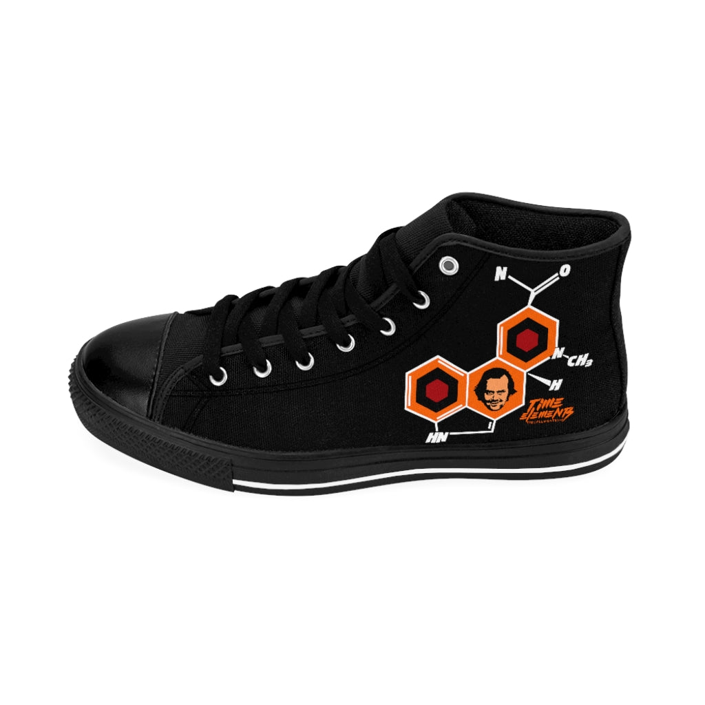 The Shining Molecule LSD | Horror Freak High Top Canvas Sneakers