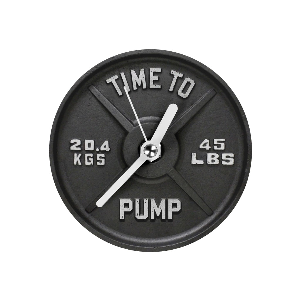 Time To Pump - Gym Freak Motivation | Tiny Wall Clock