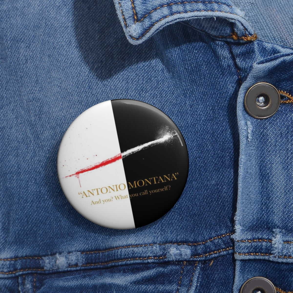 Tony Montana "Scarface" | Pin Button