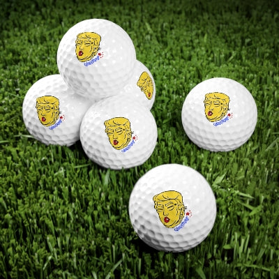 Trump Meme - Chinatrump | Novelty Golf Balls, 6pcs