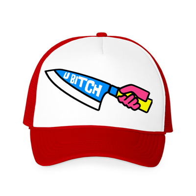 U BITCH | Badass Fashionable Mesh Hat (Foam Front)