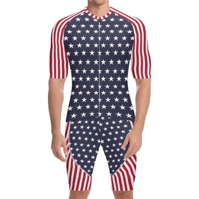 USA Flag Stars and Stripes Cycling Short Jersey and Tights