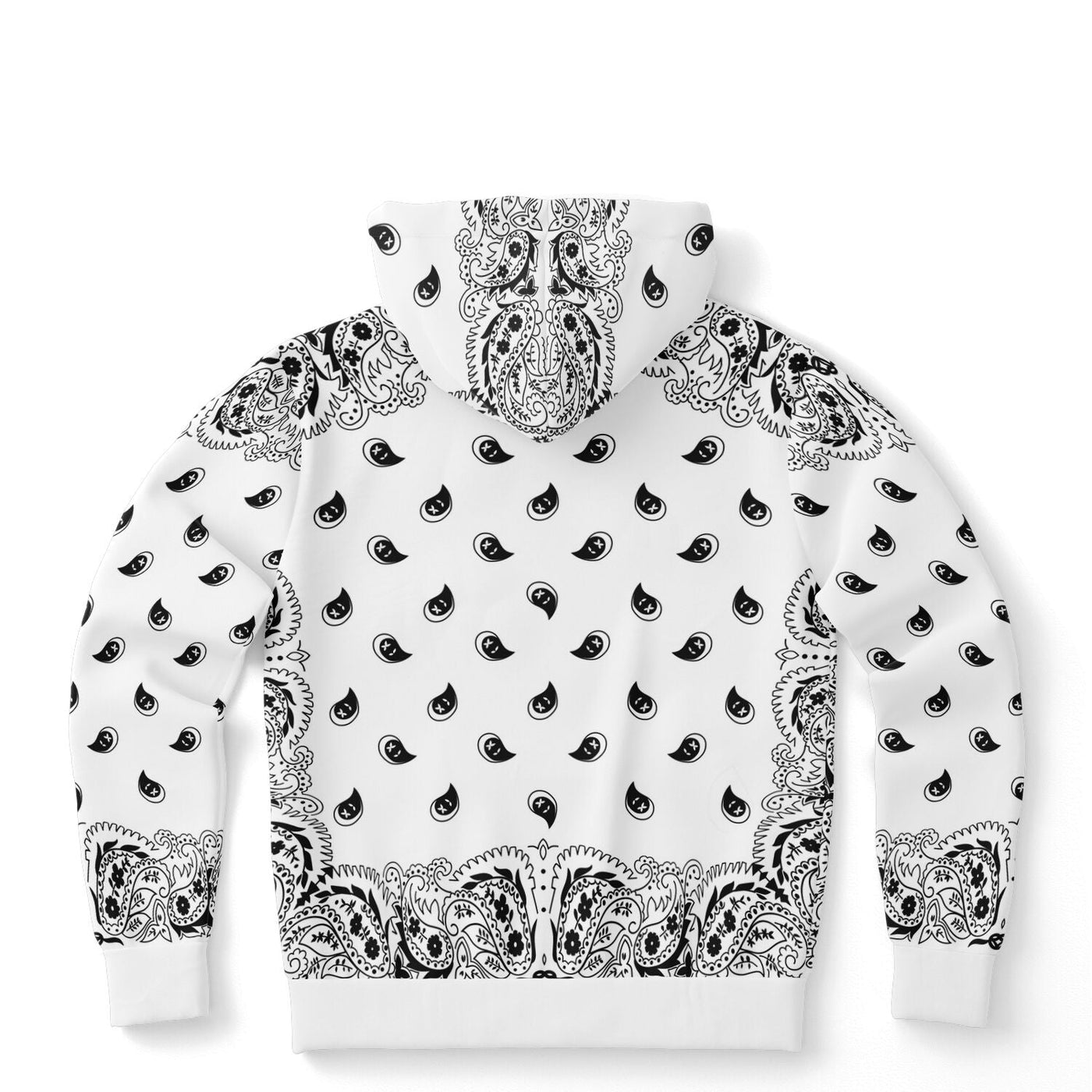 White Bandana Pattern | Unisex hoodie