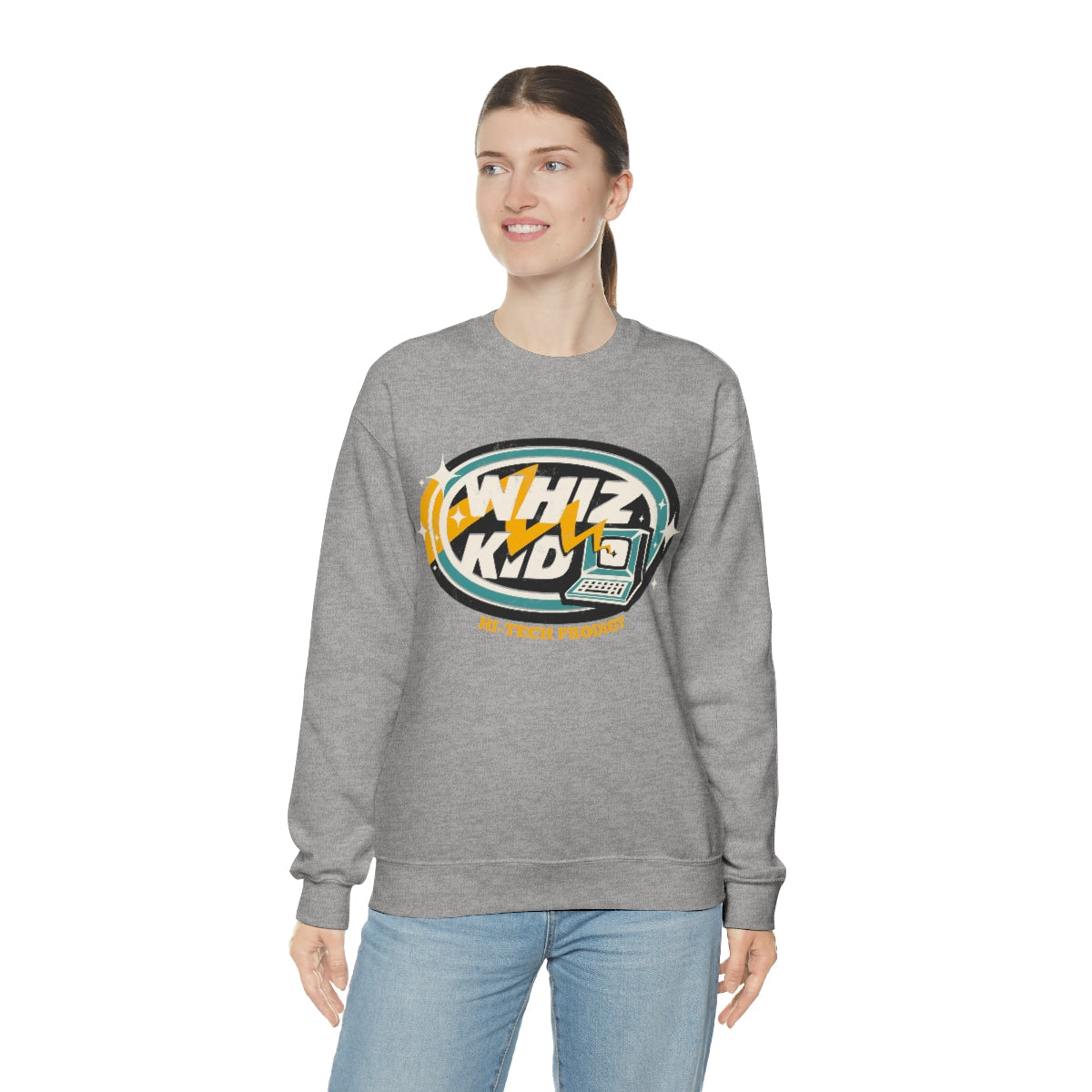 Whiz Kid Hi-tech Prodigy | Retro Geek Sweatshirt