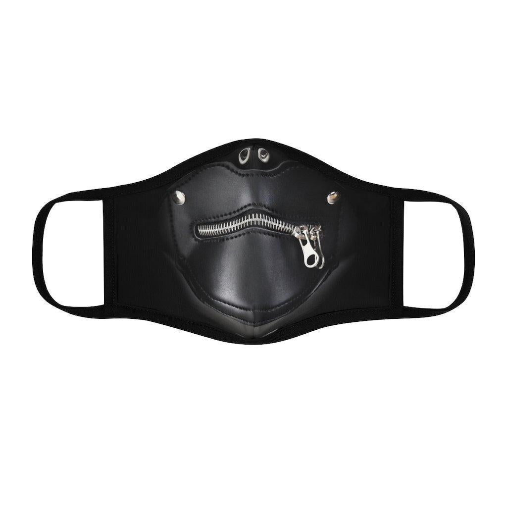 Zipped Mouth Bondage Mask | Fitted Polyester Face Mask